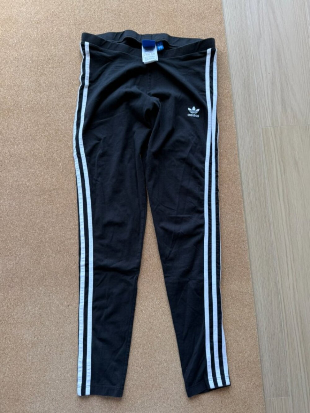 Adidas Three Stripes Cotton Leggings